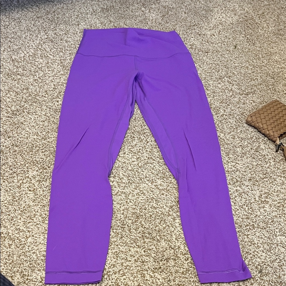 Lululemon Purple Wunder Under High Rise Leggings